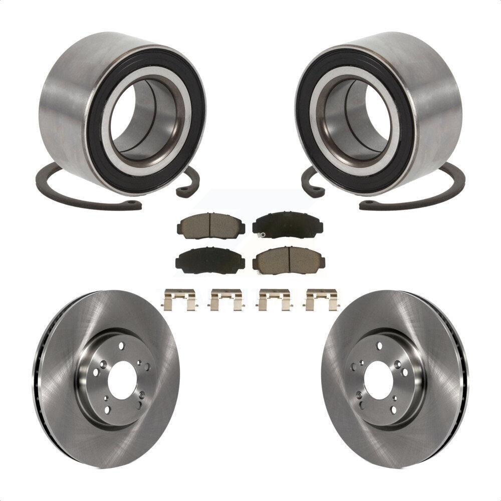 Kit de plaquettes de Rotor de frein à disque, roulement de roue avant, pour transmission automatique Acura TL