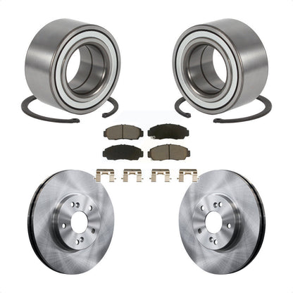 Kit de rotors de frein à disque et de plaquettes en céramique, roulement de roue avant, pour Acura TL CL