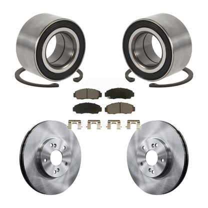 Kit de rotors et plaquettes de frein à disque, roulement de roue avant, pour Honda Accord Acura TSX T