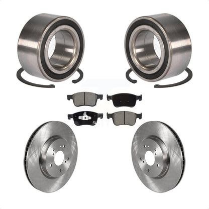 Kit de rotors de frein à disque et de plaquettes en céramique, roulement de roue avant, pour Honda Accord