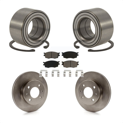 Kit de rotor et de plaquettes de frein à disque de roulement de roue avant pour Hyundai Accent Hatchbac 2006