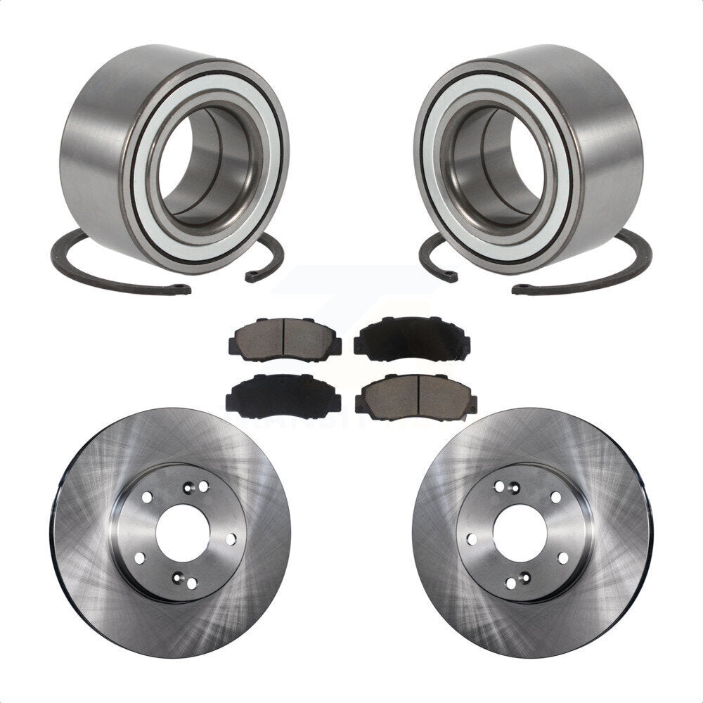 Kit de rotor et de plaquettes de frein à disque, roulement de roue avant, pour Honda Accord 3.0 1998 – 2002