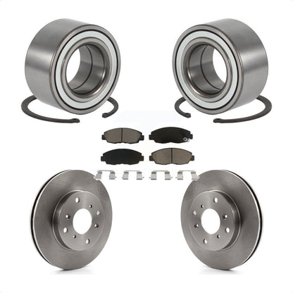 Kit de Rotor et de plaquettes de frein, roulement de roue avant, pour Honda Accord Sedan 98-02 avec 2.3
