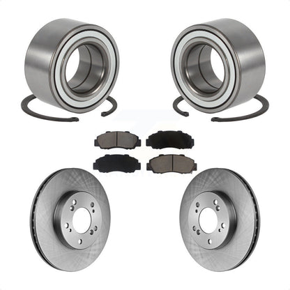 Kit de rotor et plaquettes de frein à disque, roulement de roue avant, pour Honda CR-V Prelud 1997 – 2001