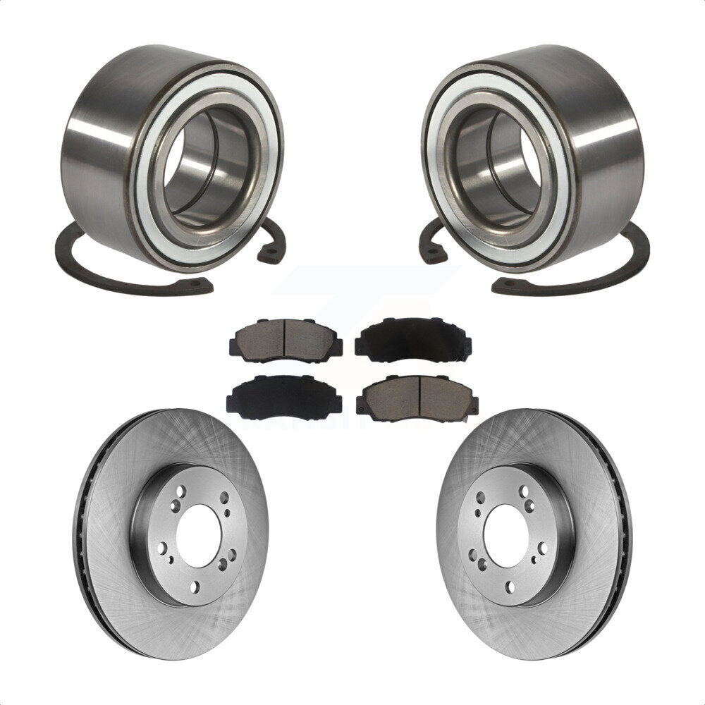 Kit de plaquettes de Rotor de frein à disque, roulement de roue avant pour Type Acura Integra 1997 – 2001