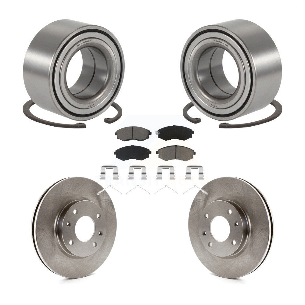Kit de plaquettes de Rotor de frein à disque, roulement de roue avant, pour Hyundai Sonata 2004 à 09 03