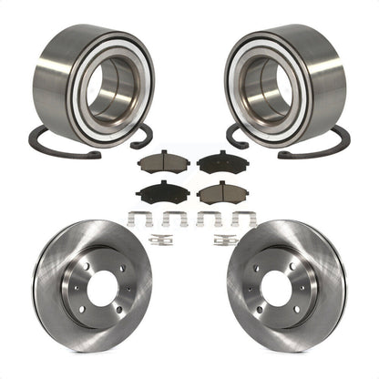 Kit de rotors de frein à disque et de plaquettes en céramique, roulement de roue avant, pour Hyundai Elantra