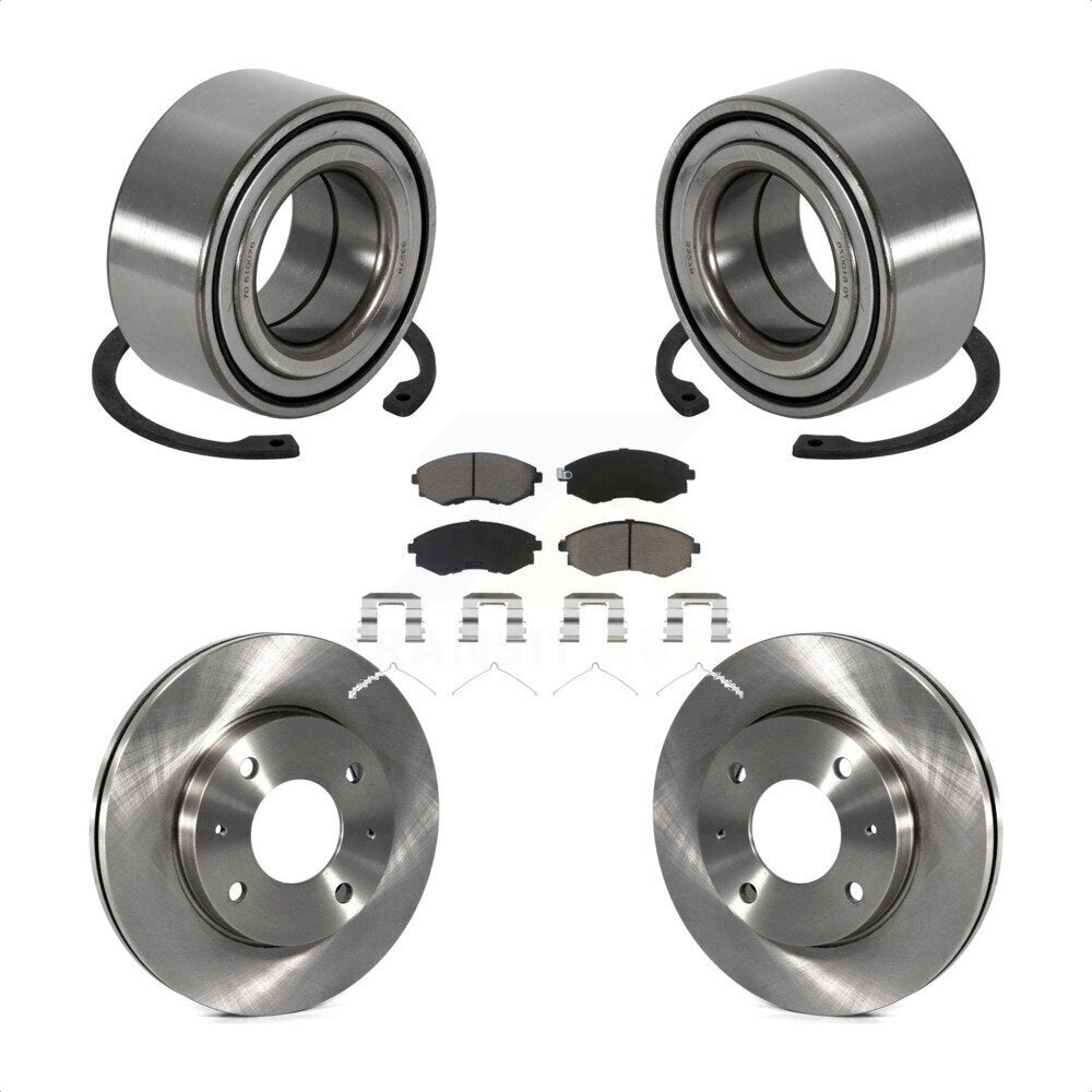 Kit de Rotor et de plaquettes de frein, roulement de roue avant, pour Hyundai Sonata Kia Optima Magenti
