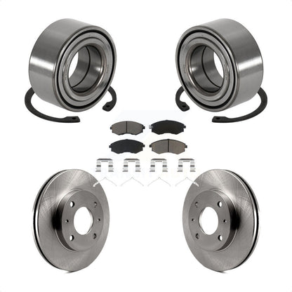 Kit de rotors et plaquettes de frein à disque de roulement de roue avant pour Hyundai Sonata 1999-2000