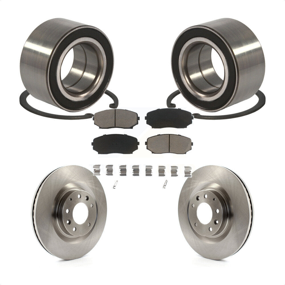 Kit de rotors et plaquettes de frein à disque de roulement de roue avant pour Mazda CX-9 2007 – 2015