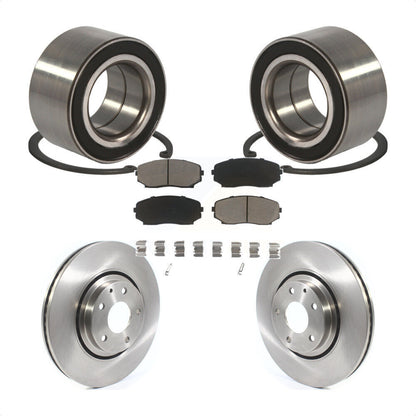 Kit de rotors et plaquettes de frein à disque de roulement de roue avant pour Mazda CX-9 2016 – 2018