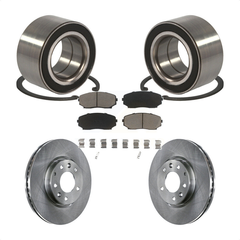Kit de Rotor et de plaquettes de frein, roulement de roue avant, pour Mazda CX-7 Ford Edge Lincoln MK