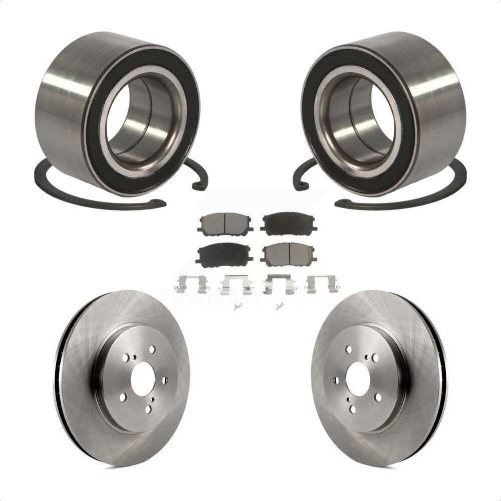 Kit de plaquettes de Rotor de frein, roulement de roue avant, pour Lexus RX350 RX330 Toyota Highlande