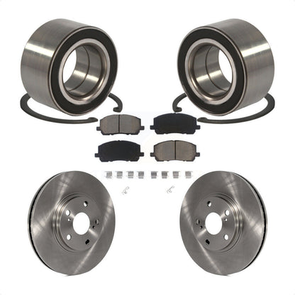 Kit de rotors de frein à disque et de plaquettes en céramique, roulement de roue avant, pour Toyota Highlande
