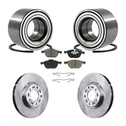 Kit de plaquettes de Rotor de frein à disque, roulement de roue avant, pour Mazda 3 2005, 2,3 l, sans AB