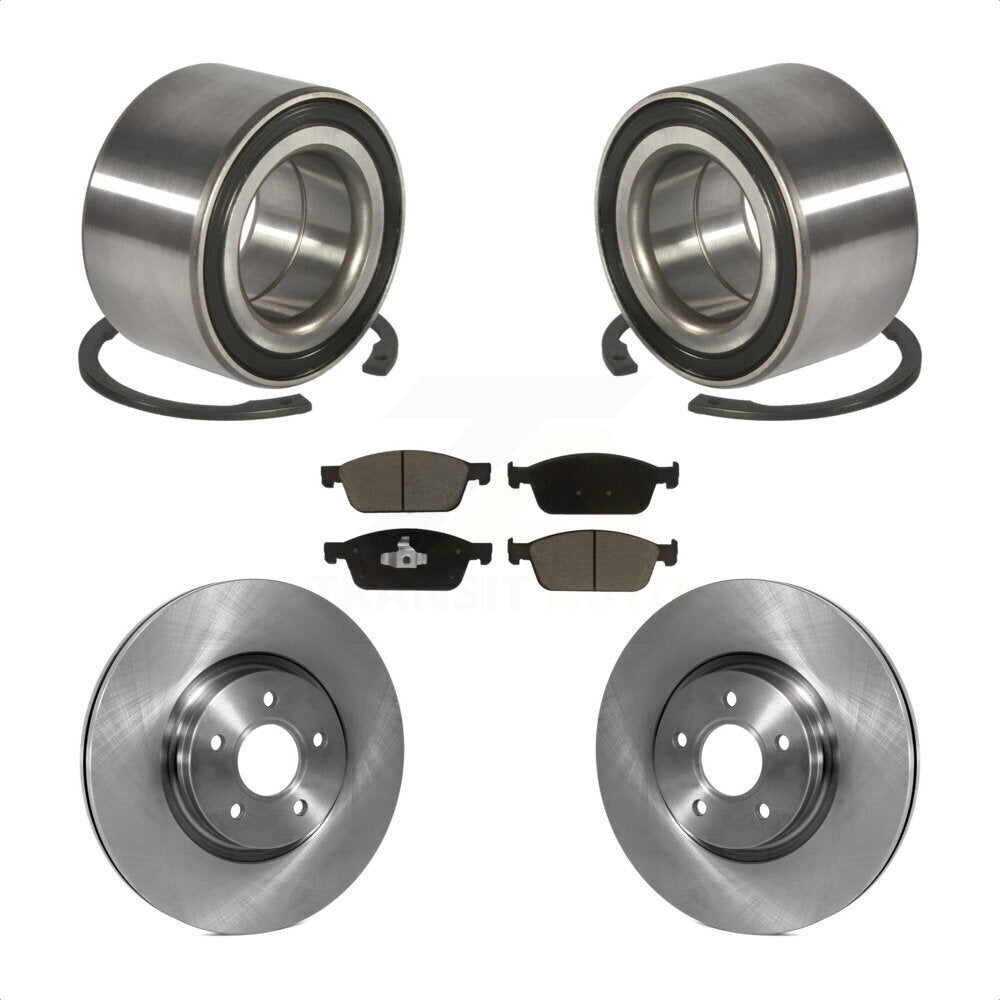 Kit de plaquettes de Rotor de frein, roulement de roue avant, pour Ford Escape Transit Connect Lincol