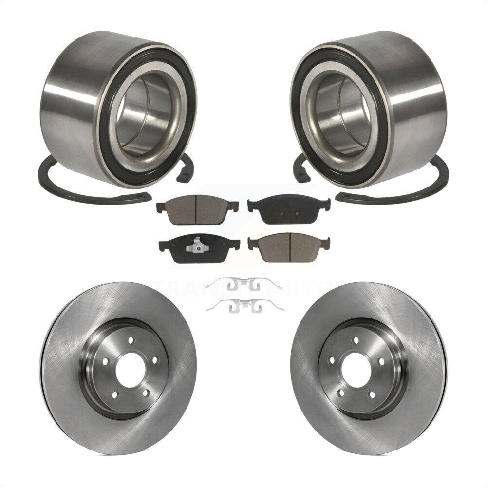 Kit de plaquettes de Rotor de frein, roulement de roue avant, pour Ford Focus, diamètre 320mm