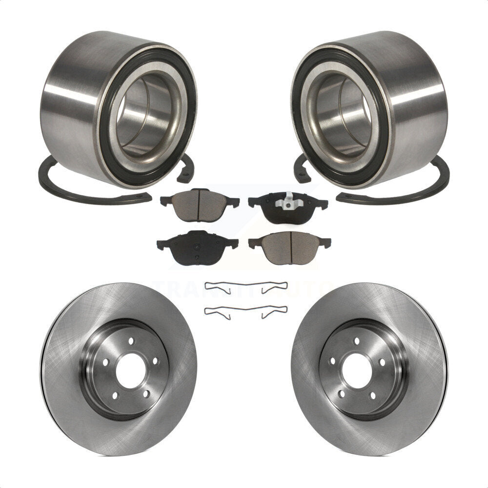 Kit de rotors et plaquettes de frein à disque de roulement de roue avant pour Ford Transit Connect