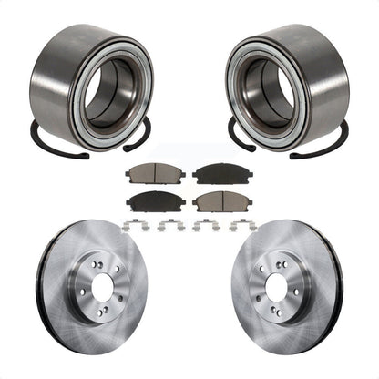 Kit de rotor de frein à disque et de plaquettes en céramique, roulement de roue avant, pour Acura MD 2003 – 2006