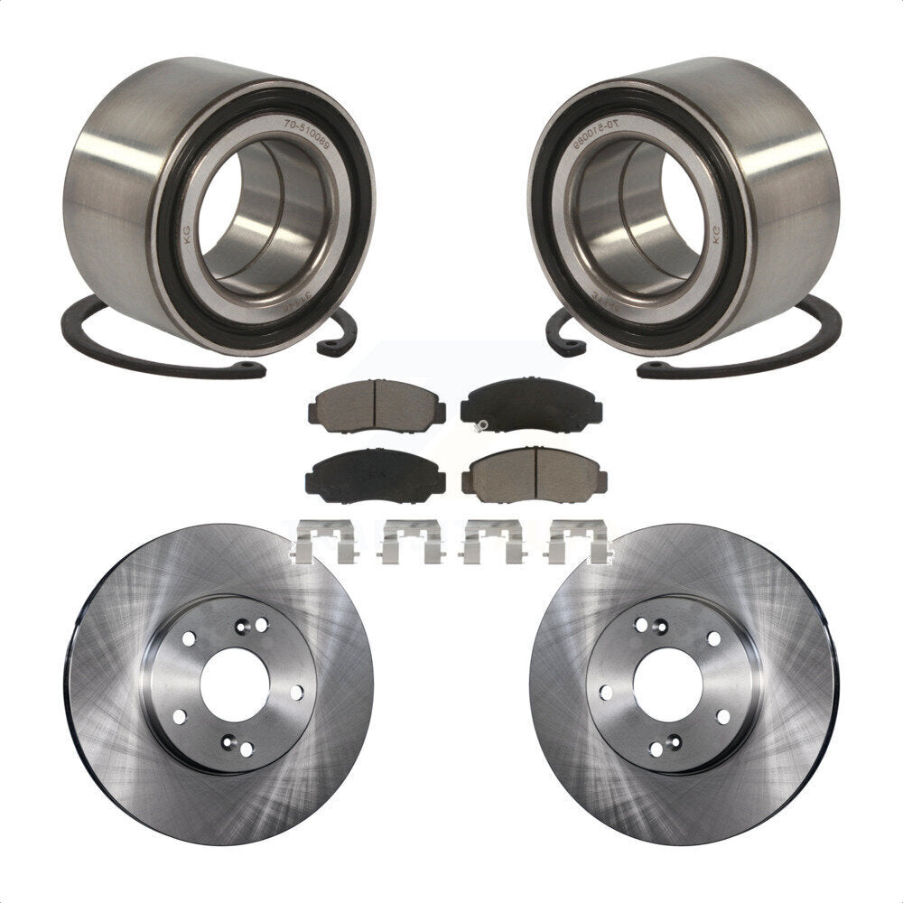 Kit de rotor et de plaquettes de frein pour roulement de roue avant, pour Honda Civic GX 2006 – 2010 avec 1.8