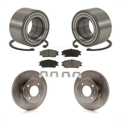 Kit de rotors et plaquettes de frein à disque de roulement de roue avant pour Hyundai Accent 2000-2005