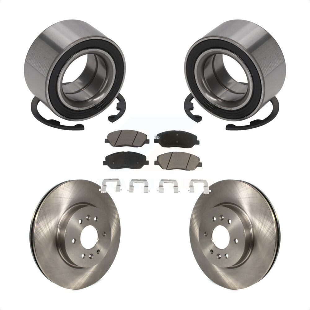 Kit de rotors et plaquettes de frein à disque de roulement de roue avant pour Kia Borrego 2009 – 2011