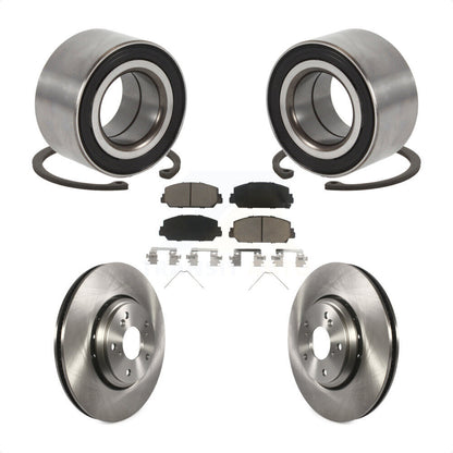 Kit de rotors et plaquettes de frein à disque, roulement de roue avant, pour Honda Civic Acura ILX