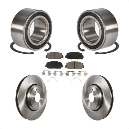 Kit de rotors de frein à disque et de plaquettes en céramique, roulement de roue avant, pour Honda Accord