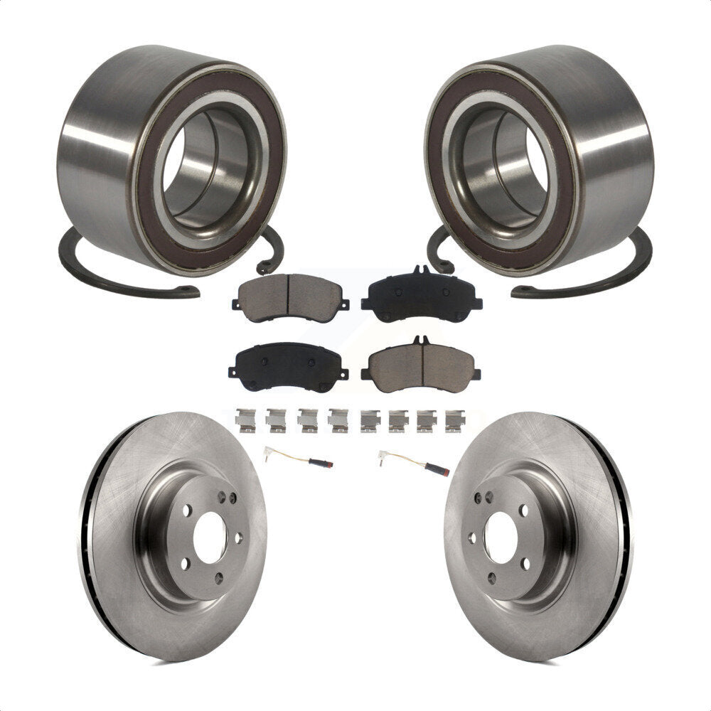 Kit de Rotor et de plaquettes de frein à disque, roulement de roue avant, pour Mercedes-Benz GLK350 GLK25