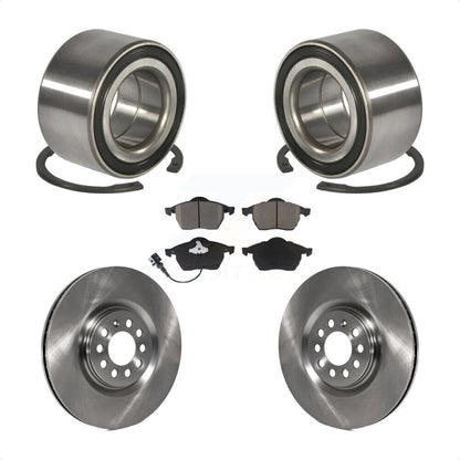 Kit de Rotor et de plaquettes de frein à disque, roulement de roue avant, pour Volkswagen Jetta Golf Audi T