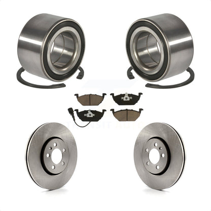 Kit de plaquettes de Rotor de frein à disque, roulement de roue avant, pour Volkswagen Golf 2000 2001 2.0