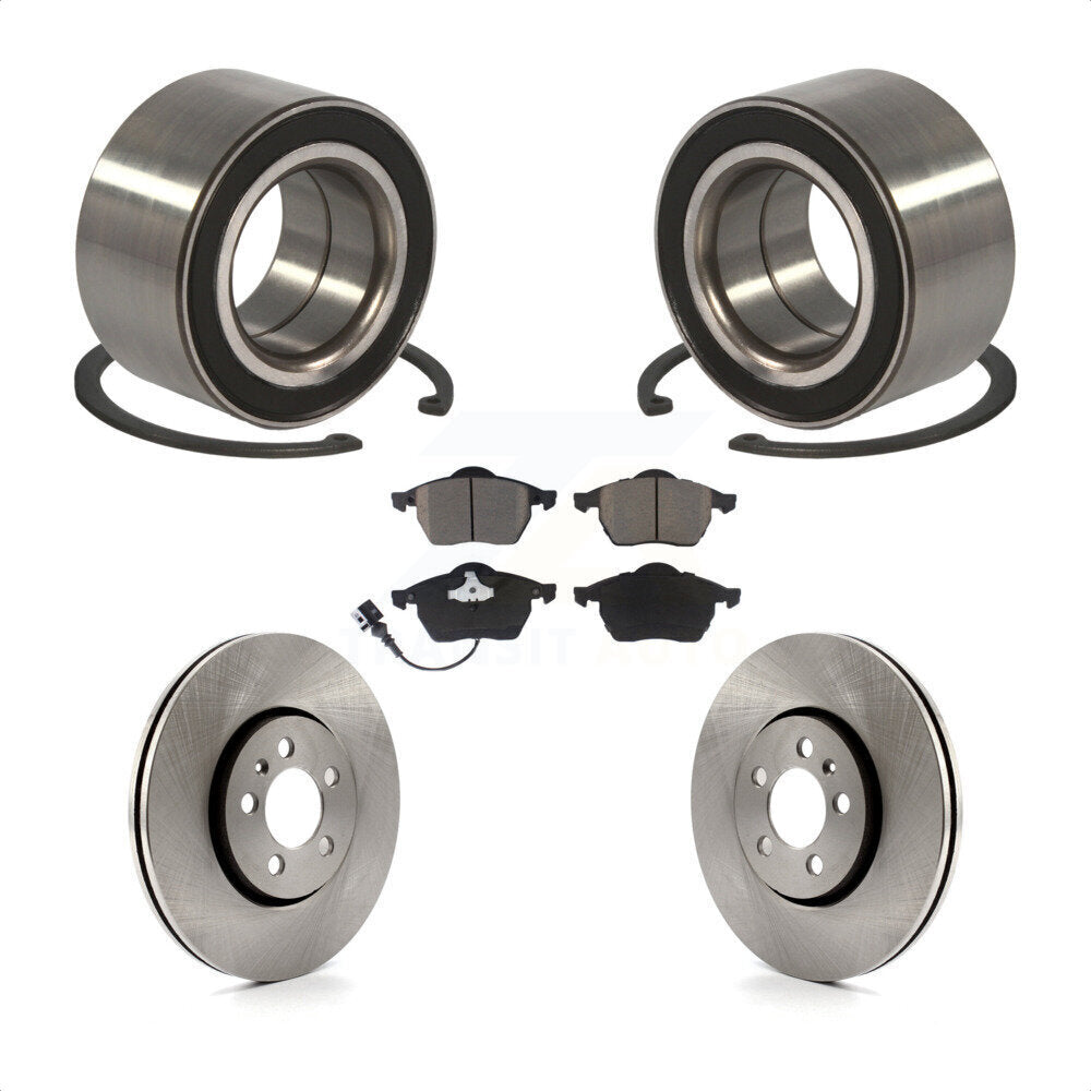 Kit de plaquettes de Rotor de frein, roulement de roue avant, pour Volkswagen Golf, diamètre extérieur 72mm