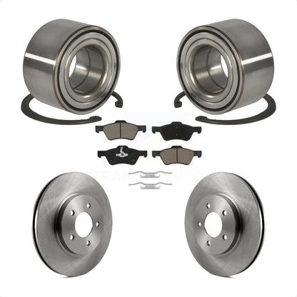 Kit de Rotor et de plaquettes de frein à disque, roulement de roue avant, pour Ford Escape Mercury Marine