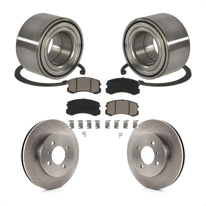 Kit de rotors de frein à disque et de plaquettes en céramique, roulement de roue avant, pour Mitsubishi Lance