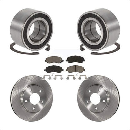 Kit de Rotor et de plaquettes de frein à disque, roulement de roue avant, pour Mitsubishi Lancer Outlande