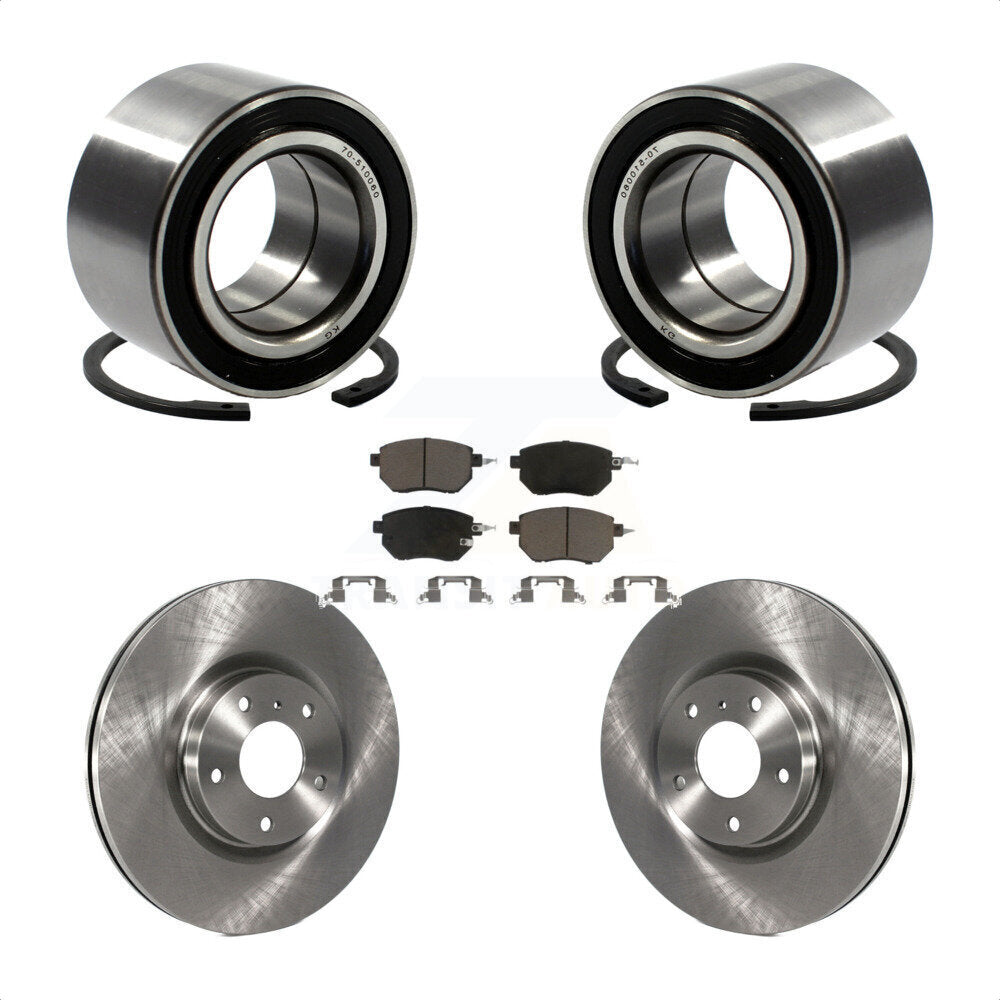 Kit de rotors et plaquettes de frein à disque de roulement de roue avant pour Nissan Altima Maxima