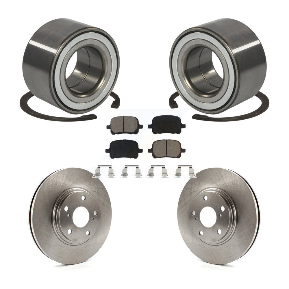 Kit de rotors et plaquettes de frein à disque de roulement de roue avant pour Lexus RX300 1999-2001