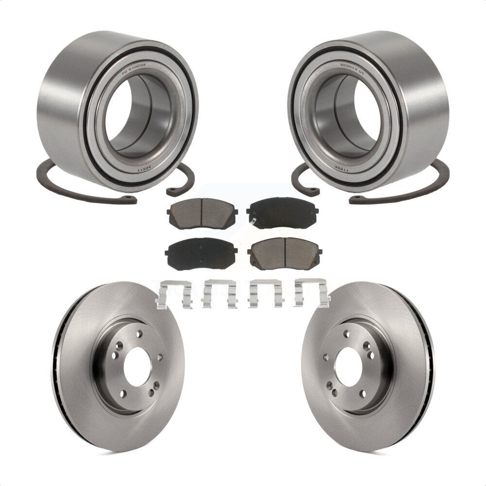 Kit de Rotor et de plaquettes de frein à disque, roulement de roue avant, pour Hyundai Tucson Kia Sportag