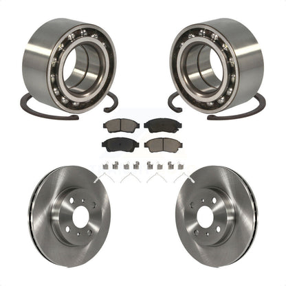 Kit de rotor et de plaquettes de frein pour roulement de roue avant, pour Toyota Corolla Geo Priz 1993 – 1997