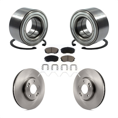Kit de rotors et plaquettes de frein à disque de roulement de roue avant pour Kia Soul EV 2017 – 2019