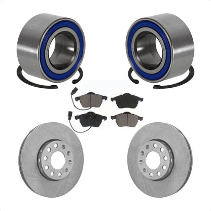 Kit de rotors et plaquettes de frein à disque, roulement de roue avant, pour Volkswagen Passat Audi A