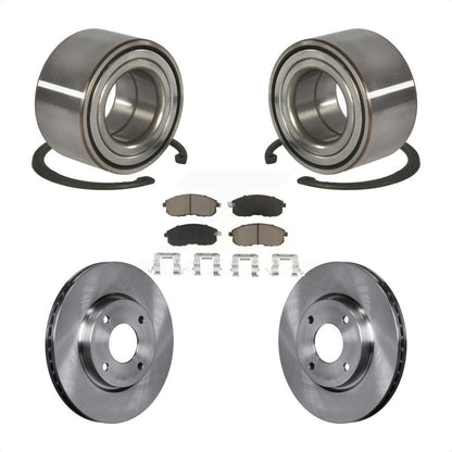Kit de rotor et de plaquettes de frein à disque, roulement de roue avant, pour Nissan Versa 1.8 2010 – 2011