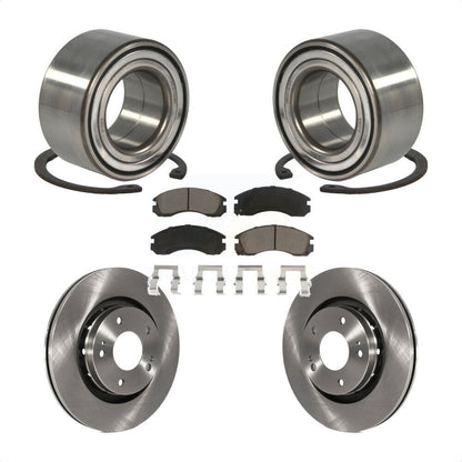 Kit de Rotor et de plaquettes de frein, roulement de roue avant, pour Mitsubishi Outlander PHEV Lance