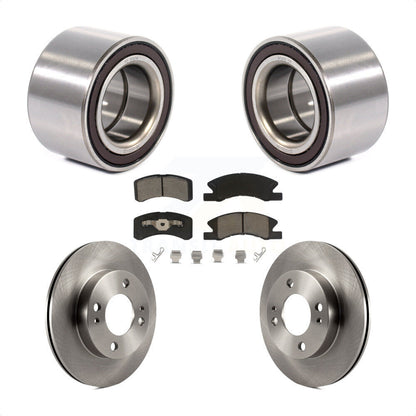Kit de rotor et de plaquettes de frein à disque, roulement de roue avant, pour Mitsubishi Mirag 2014 – 2015