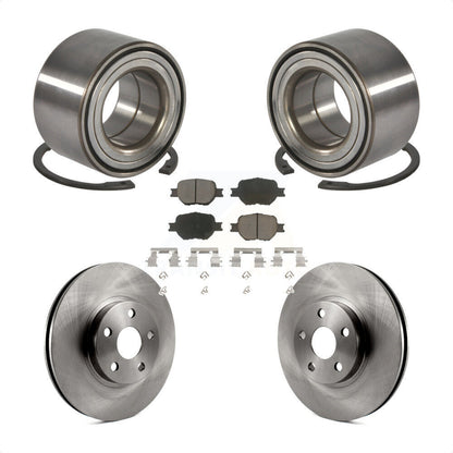 Kit de rotors et plaquettes de frein à disque, roulement de roue avant, pour Toyota Celica Scion tC