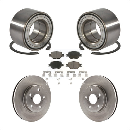 Kit de rotors et plaquettes de frein à disque de roulement de roue avant pour Toyota Celica GT 2001