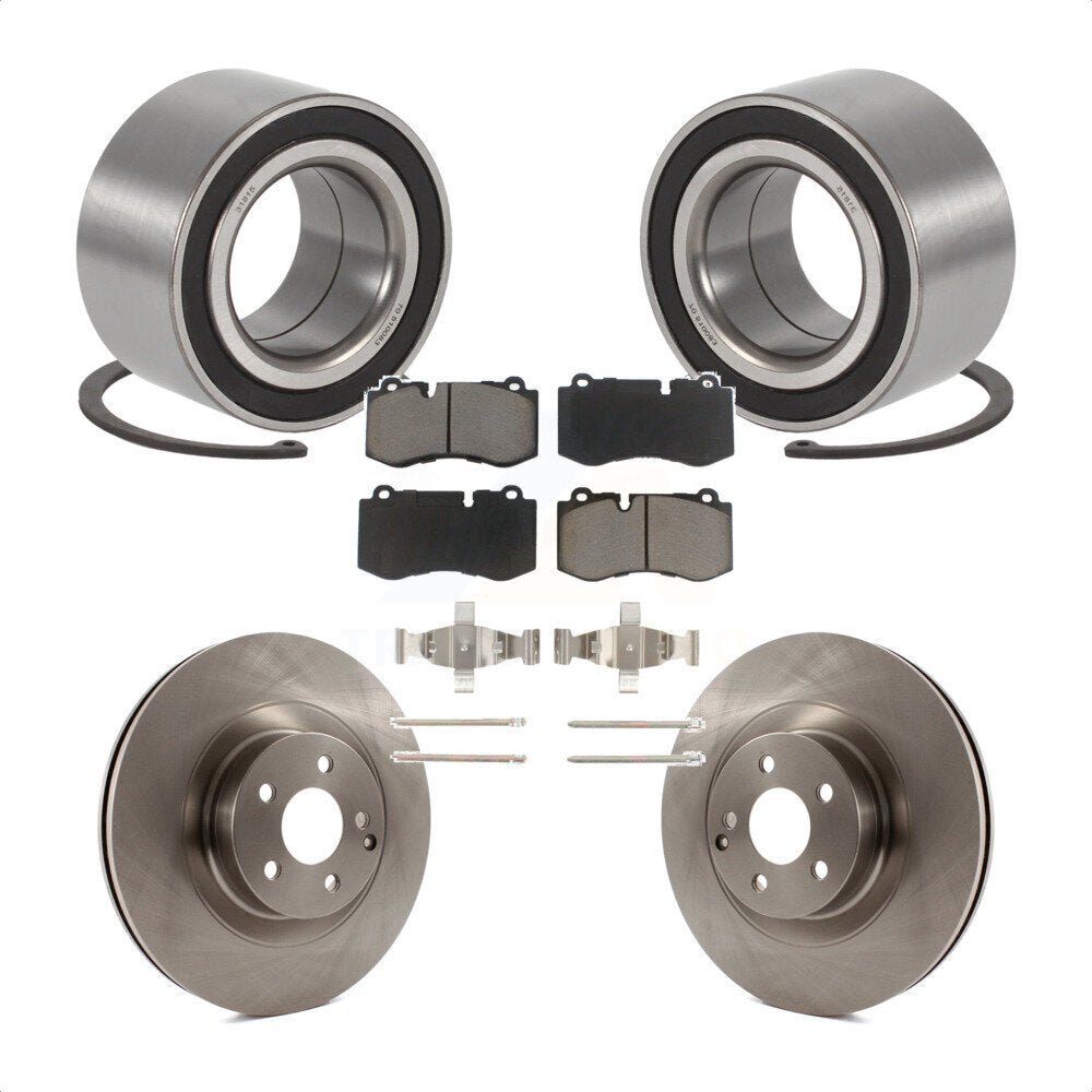 Kit de rotors et plaquettes de frein à disque de roulement de roue avant pour Mercedes-Benz S450 2009