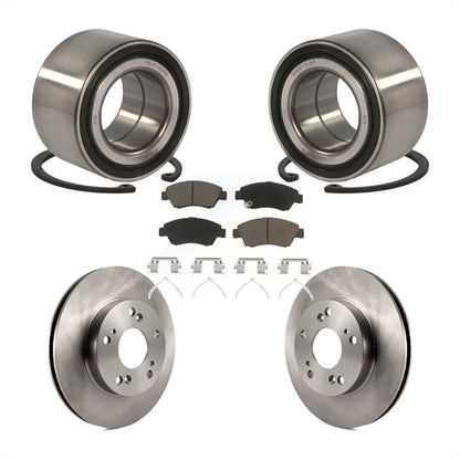 Kit de rotors et plaquettes de frein à disque, roulement de roue avant, pour Honda Civic Acura ILX