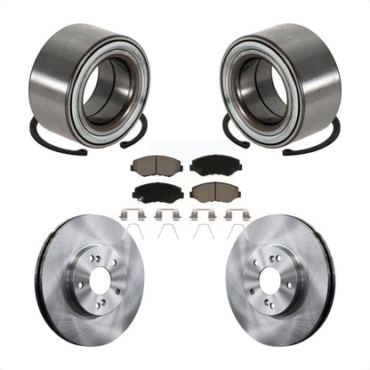 Kit de rotors et plaquettes de frein à disque de roulement de roue avant pour Honda Pilot 2005-2008