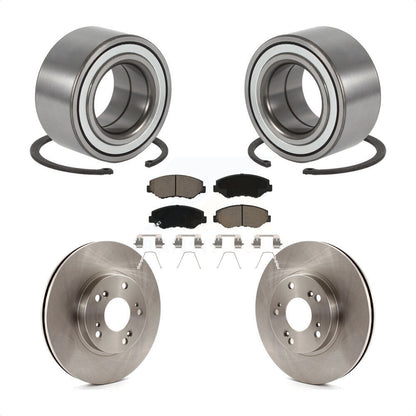 Kit de rotors de frein à disque et de plaquettes en céramique, roulement de roue avant, pour Honda CR-V